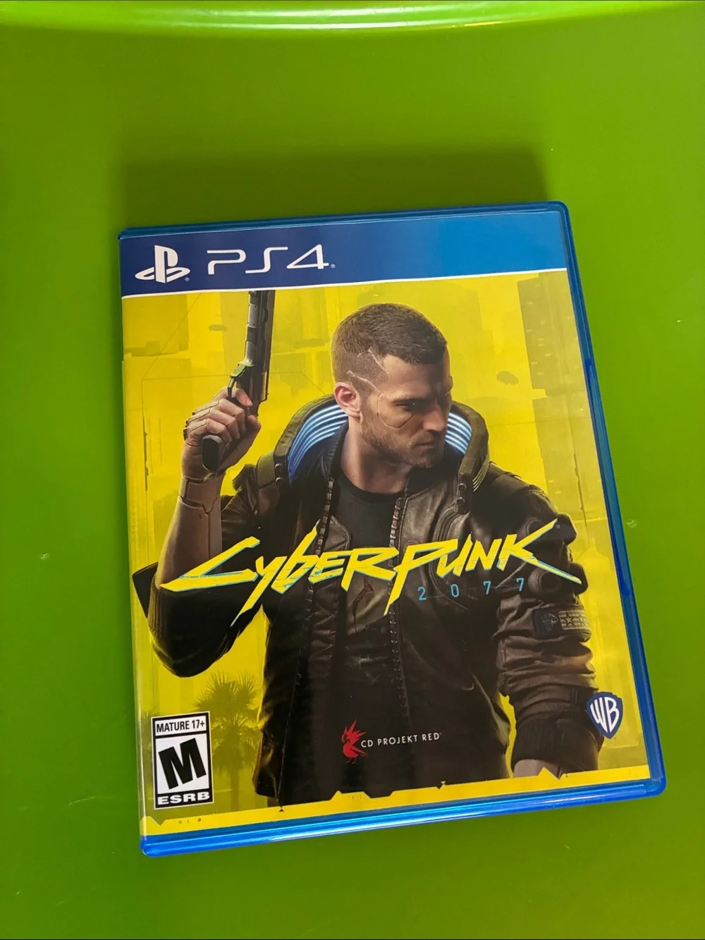 PS4 Cyberpunk 2077 two disc video game pre owned